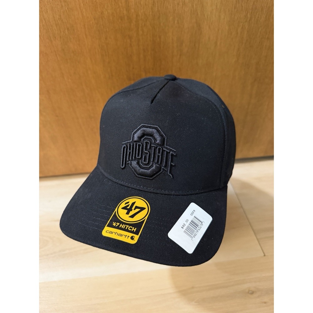 '47 Brand Ohio State Buckeyes Strapback Hat Black Dad Cap Carhartt